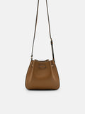 PEDRO Helix Leather Bucket Bag - Camel