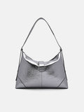 PEDRO Helix Leather Hobo Bag - Pewter