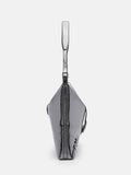 PEDRO Helix Leather Hobo Bag - Pewter