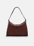 PEDRO Helix Leather Hobo Bag - Brick