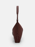 PEDRO Helix Leather Hobo Bag - Brick