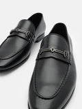 PEDRO Anthony Leather Loafers - Black