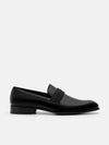 PEDRO Leather Brogue Oxford Shoes - Black