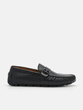 PEDRO Helix Leather Driving Shoes - Black