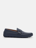 PEDRO Helix Leather Driving Shoes - Navy