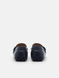 PEDRO Helix Leather Driving Shoes - Navy