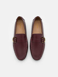 PEDRO Helix Leather Driving Shoes - Mahogany