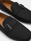 PEDRO Arche Buckle Driving Shoes - Black