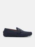 PEDRO Arche Buckle Driving Shoes - Navy