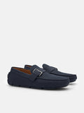 PEDRO Arche Buckle Driving Shoes - Navy