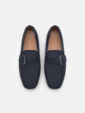 PEDRO Arche Buckle Driving Shoes - Navy