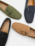 PEDRO Arche Buckle Driving Shoes - Sand