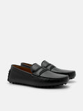 PEDRO Leather Band Driving Shoes - Black