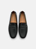 PEDRO Leather Band Driving Shoes - Black