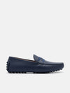 PEDRO Leather Band Driving Shoes - Navy