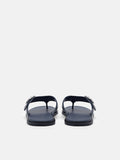 PEDRO Helix Leather Thong Sandals - Navy