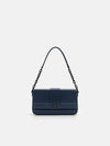 PEDRO Icon Leather Sling Bag - Navy