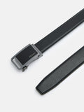 PEDRO Embossed Leather Automatic Belt - Black