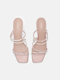 PEDRO Savannah Heel Sandals - Nude