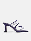 PEDRO Savannah Heel Sandals - Dark Purple