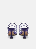 PEDRO Savannah Heel Sandals - Dark Purple