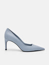 PEDRO Studio Christy Leather Pumps - Slate Blue