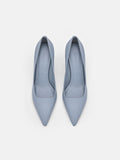 PEDRO Studio Christy Leather Pumps - Slate Blue