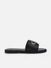 PEDRO Icon Satin Sandals - Black