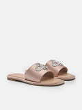 PEDRO Icon Satin Sandals - Nude