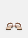 PEDRO Icon Satin Sandals - Nude