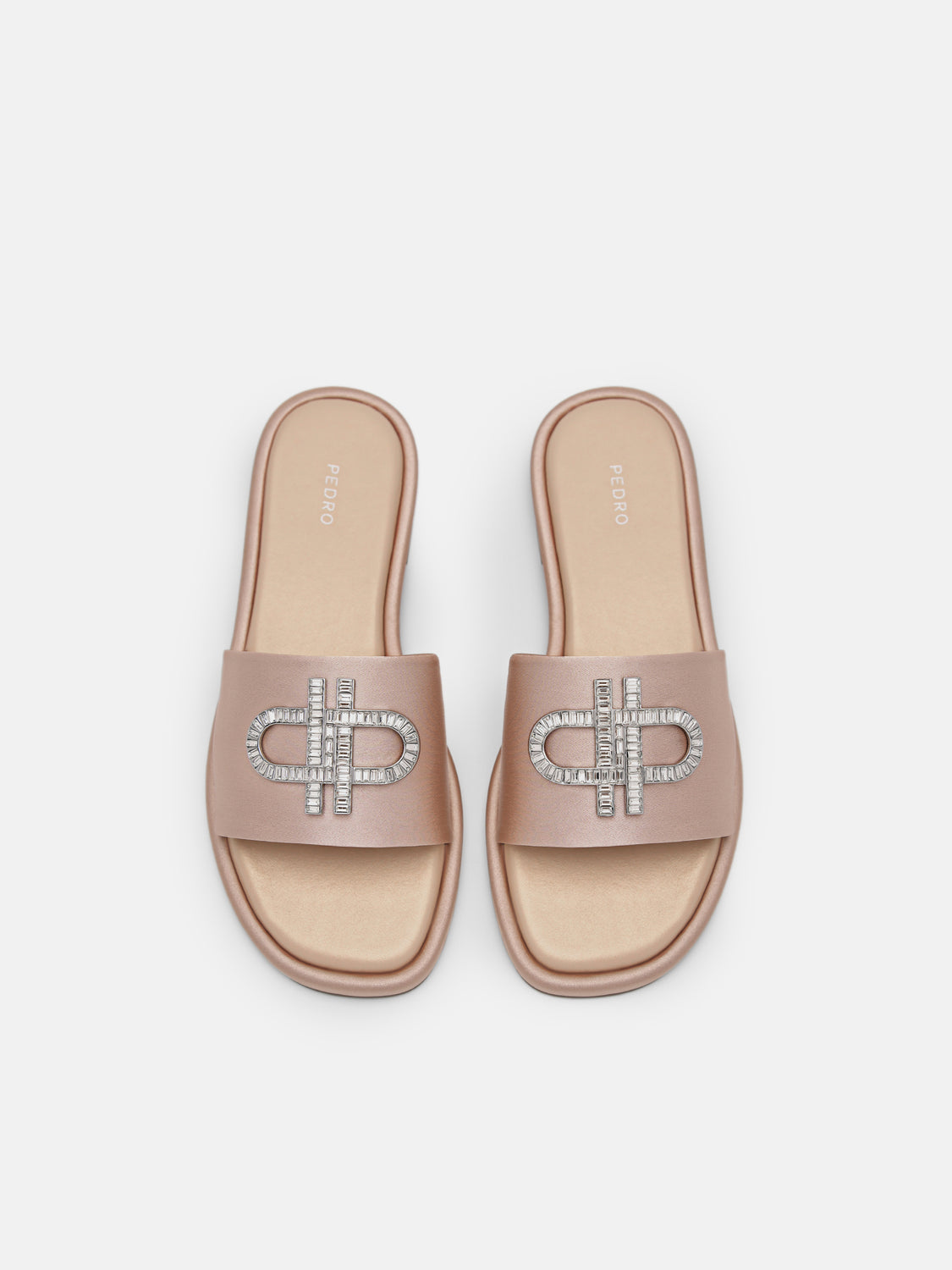 PEDRO Icon Satin Sandals - Nude – Khit Zay