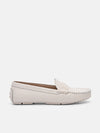 PEDRO Tessa Leather Driving Shoes - Beige