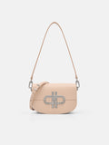 PEDRO Icon Mini Leather Shoulder Bag - Nude