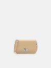 PEDRO Studio Pixel Leather Shoulder Bag - Nude