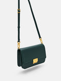 PEDRO Studio Pixel Leather Shoulder Bag - Dark Green