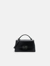 PEDRO Studio Pixel Leather Mini Shoulder Bag - Black