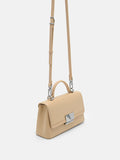 PEDRO Studio Pixel Leather Mini Shoulder Bag - Nude