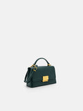 PEDRO Studio Pixel Leather Mini Shoulder Bag - Dark Green