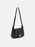 PEDRO Icon Leather Shoulder Bag - Black