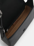 PEDRO Icon Leather Shoulder Bag - Black