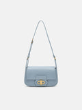 PEDRO Icon Leather Shoulder Bag - Slate Blue