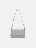 PEDRO Icon Leather Shoulder Bag - Light Grey