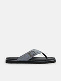 PEDRO Ezra Fabric Thong Sandals - Slate Blue