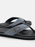 PEDRO Ezra Fabric Thong Sandals - Slate Blue