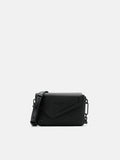 PEDRO Taper Leather Boxy Sling Bag - Black