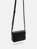 PEDRO Taper Leather Boxy Sling Bag - Black