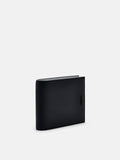 PEDRO Embossed Leather Bi-Fold Wallet with Insert - Black