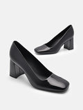 PEDRO Studio Marie Leather Heel Pumps - Black