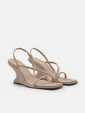 PEDRO Oriana Wedge Sandals - Nude