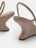 PEDRO Oriana Wedge Sandals - Nude